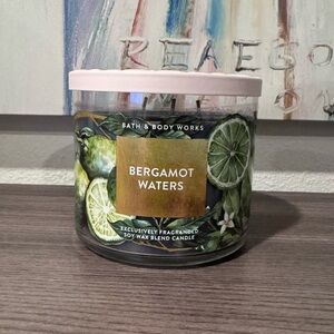 Bergamot Waters Candle Bath and Body Works